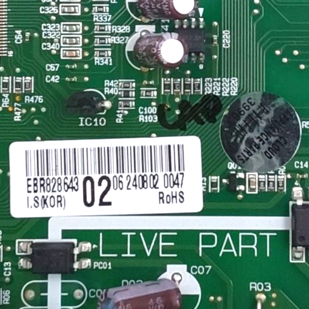 LG New Oven Range Control Board EBR82864302 Same Day Shipping & 60 Days Warranty