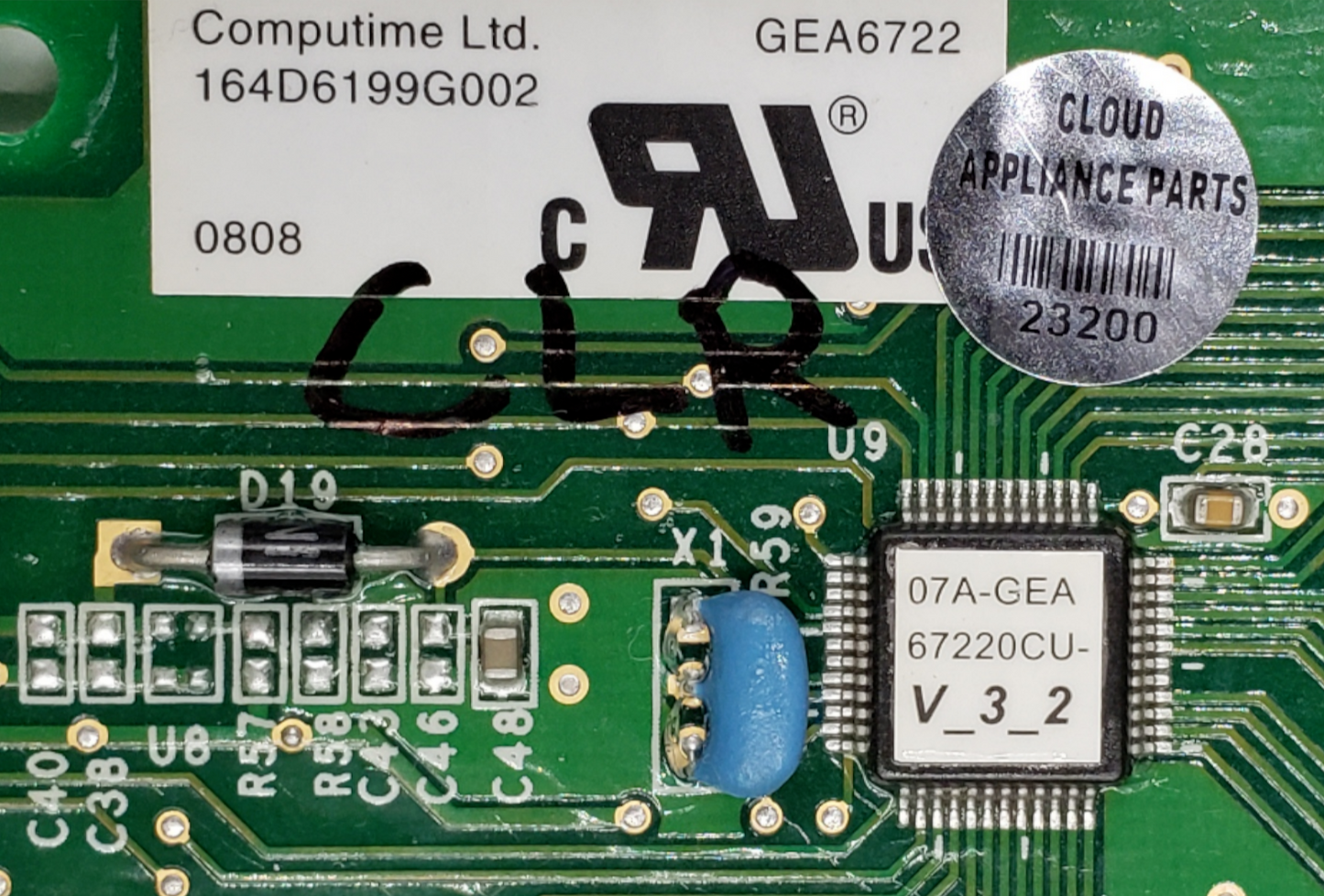 Genuine GE Oven Control Board 164D199G002 Same Day Ship & 60 Days Warranty