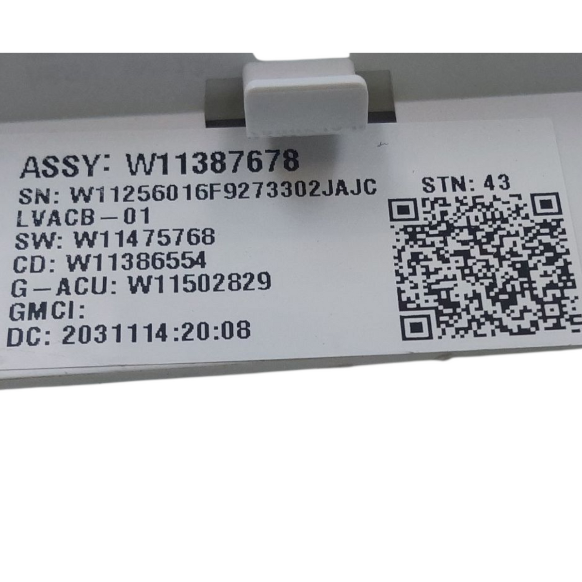 Whirlpool OEM Washer Control Board W11387678  *Same Day Ship & 60 Days Warranty*