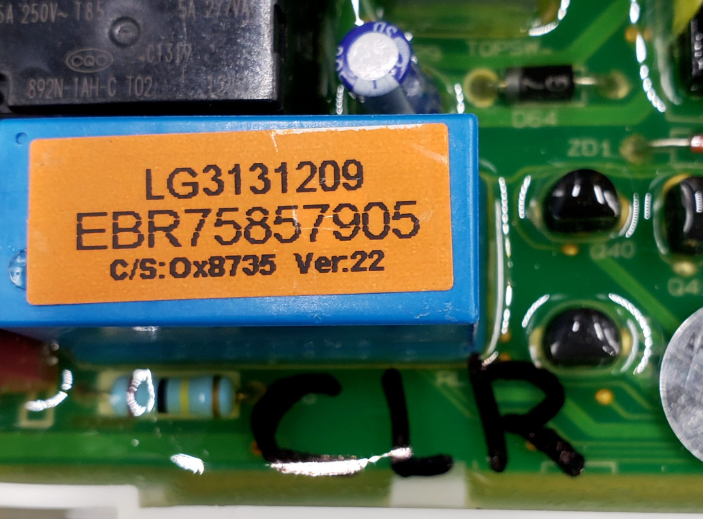 Genuine LG Washer Control Board EBR75934205 Same Day Shipping & 60 Days Warranty