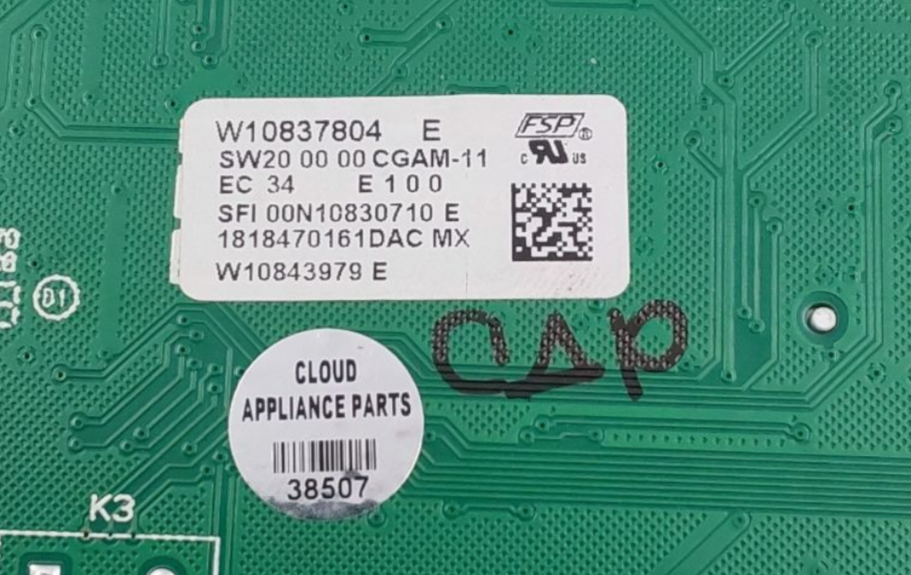 OEM Whirlpool Oven Control Board W10837804 Same Day Shipping & 60 Days Warranty*