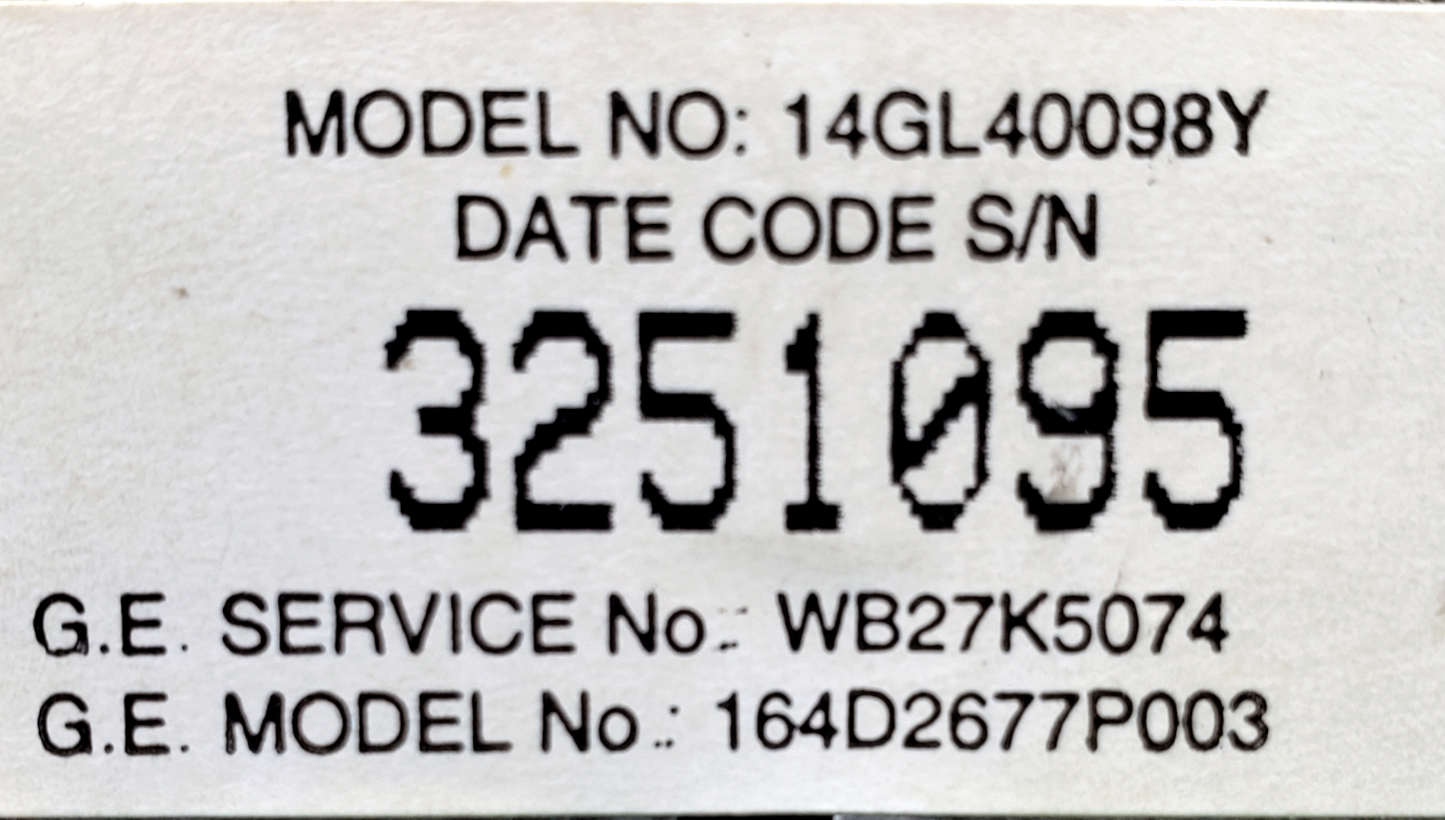 Genuine GE Oven Control Board 164D2677P003 *Same Day Shipping & 60 Days Warranty