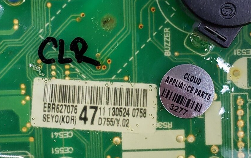Genuine LG Dryer Control Board EBR62707647 Same Day Shipping & 60 Days Warranty*