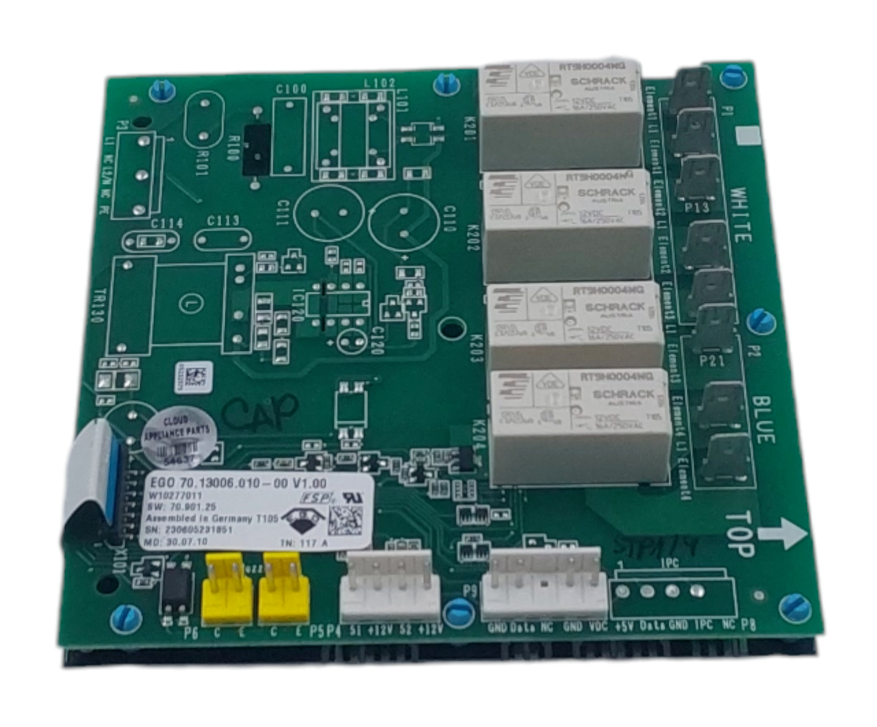 Genuine Whirlpool Range Control Board W10277011 Same Day Ship & 60 Days Warranty