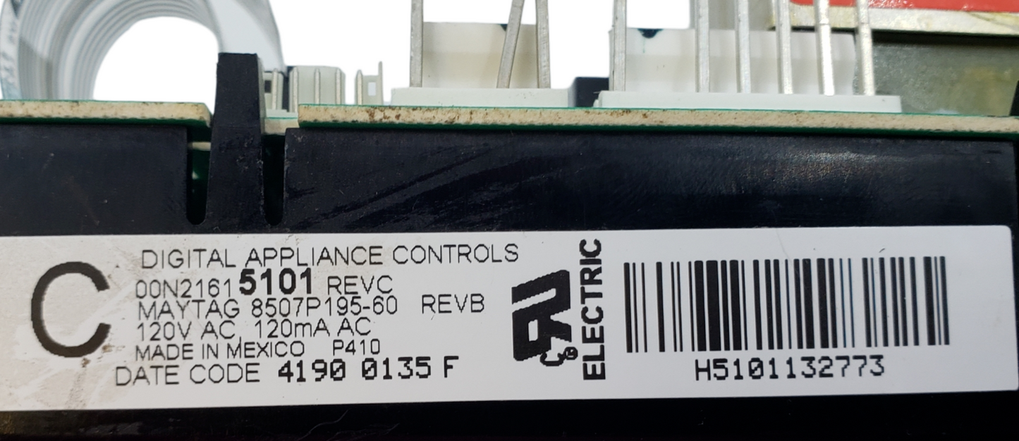 Genuine Whirlpool Range Control 8507P195-60 Same Day Shipping & 60 Days Warranty