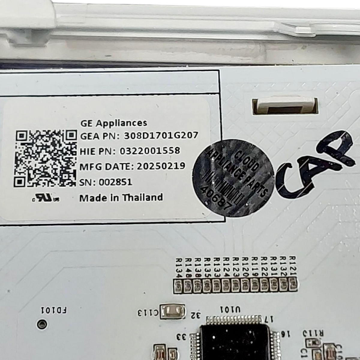 GE New Dryer Control Panel 308D1701G207 **Same Day Shipping & 60 Days Warranty**
