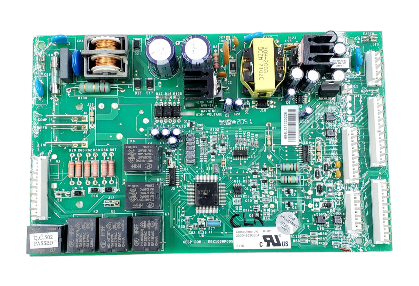 OEM GE Refrigerator Control  Board 200D4862G004 Same Day Ship & 60 Days Warranty