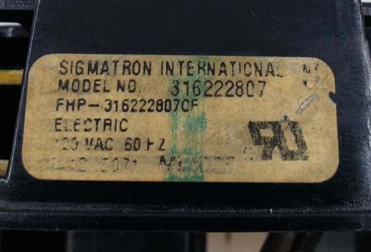 Genuine Frigidaire Range Control 316222807 Same Day Shipping & 60 Days Warranty*