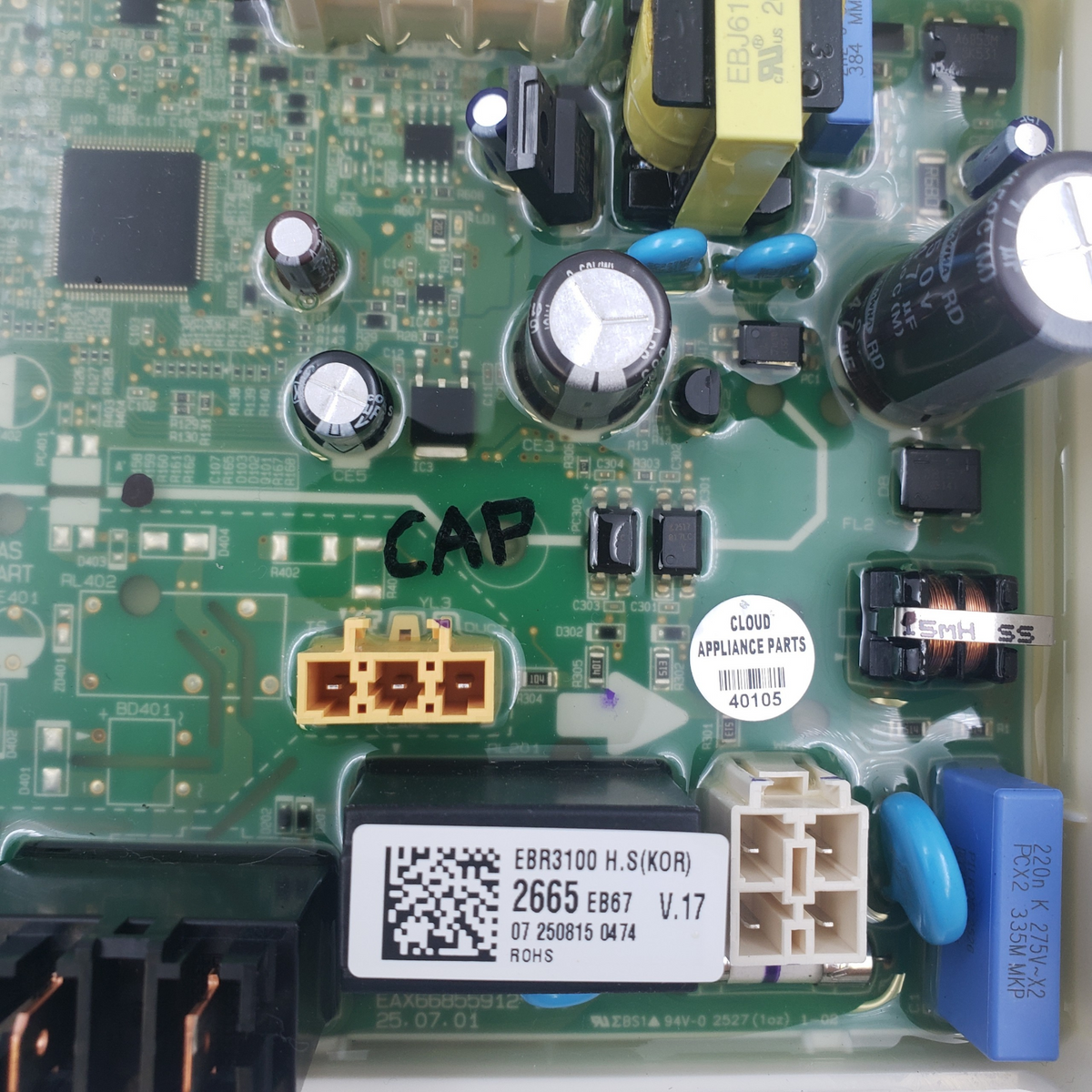 LG Genuine Dryer Control Board EBR31002665 Same Day Shipping & 60 Days Warranty*