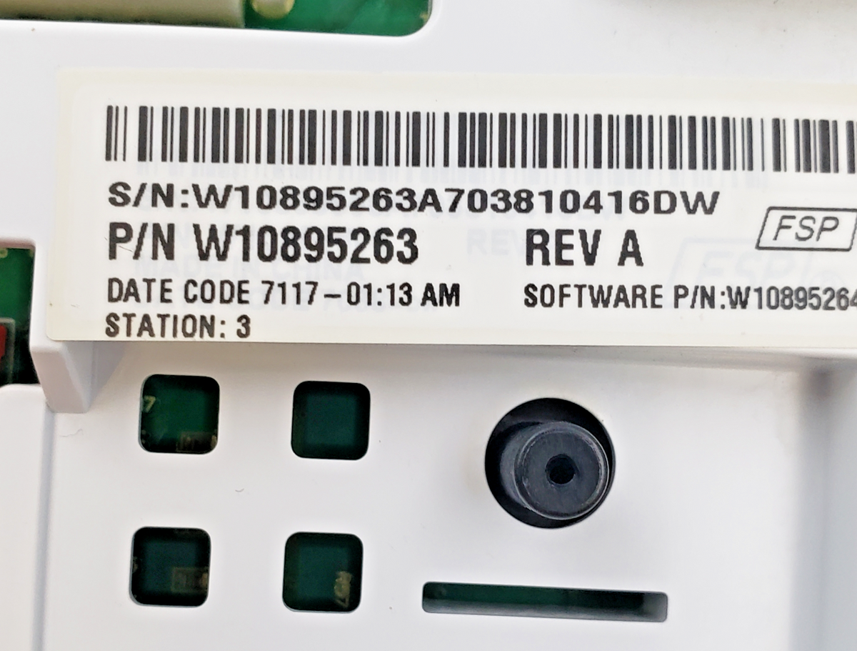 OEM Whirlpool Washer Control Board W10895263 *Same Day Ship & 60 Days Warranty**