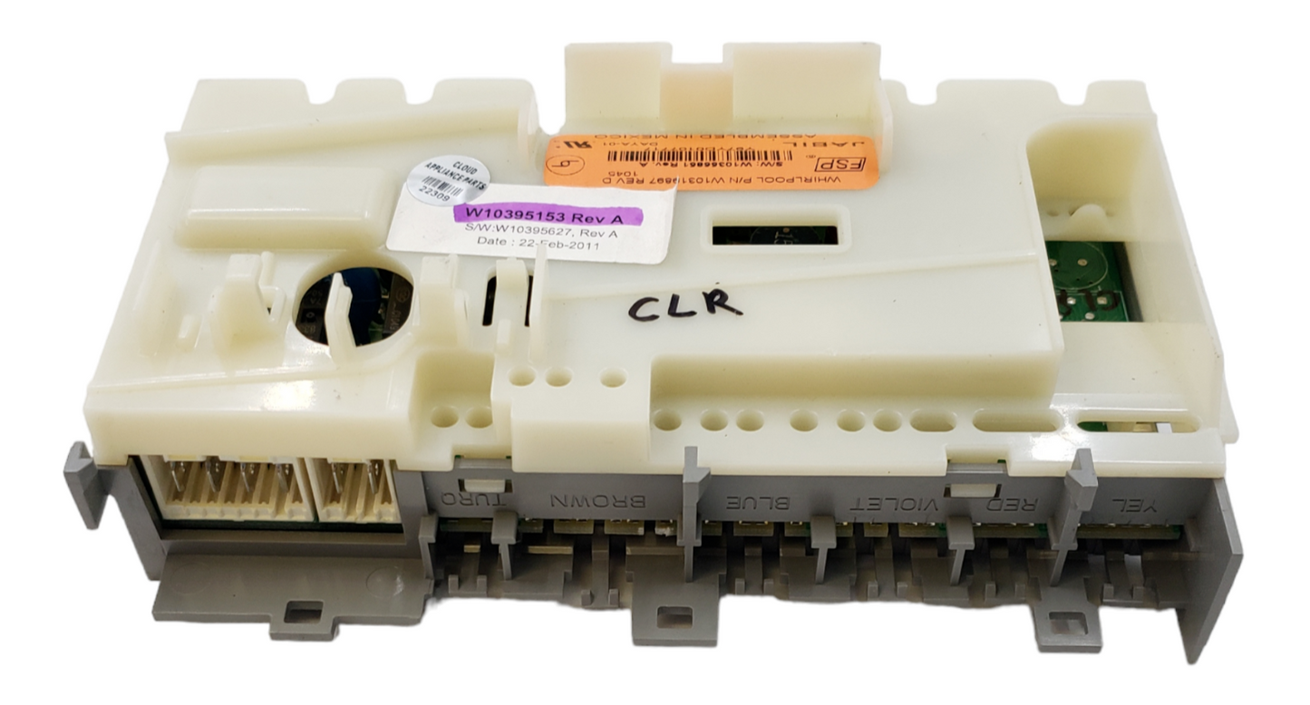 Genuine Whirlpool Dishwasher C. Board W10395153 Same Day Ship & 60 Days Warranty