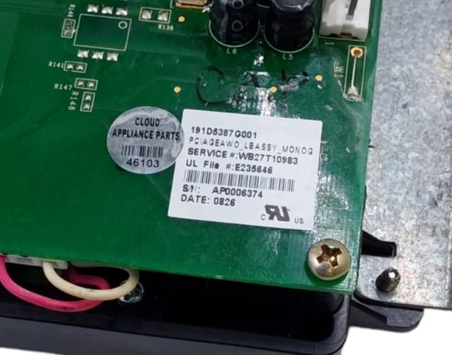 Genuine GE Oven Control Board 191D5387G001 Same Day Shipping & 60 Days Warranty*