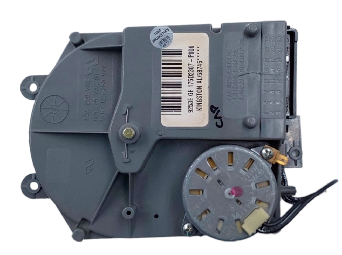 Genuine GE Washer Timer Assembly 175D2307P006 Same Day Ship & 60 Days Warranty