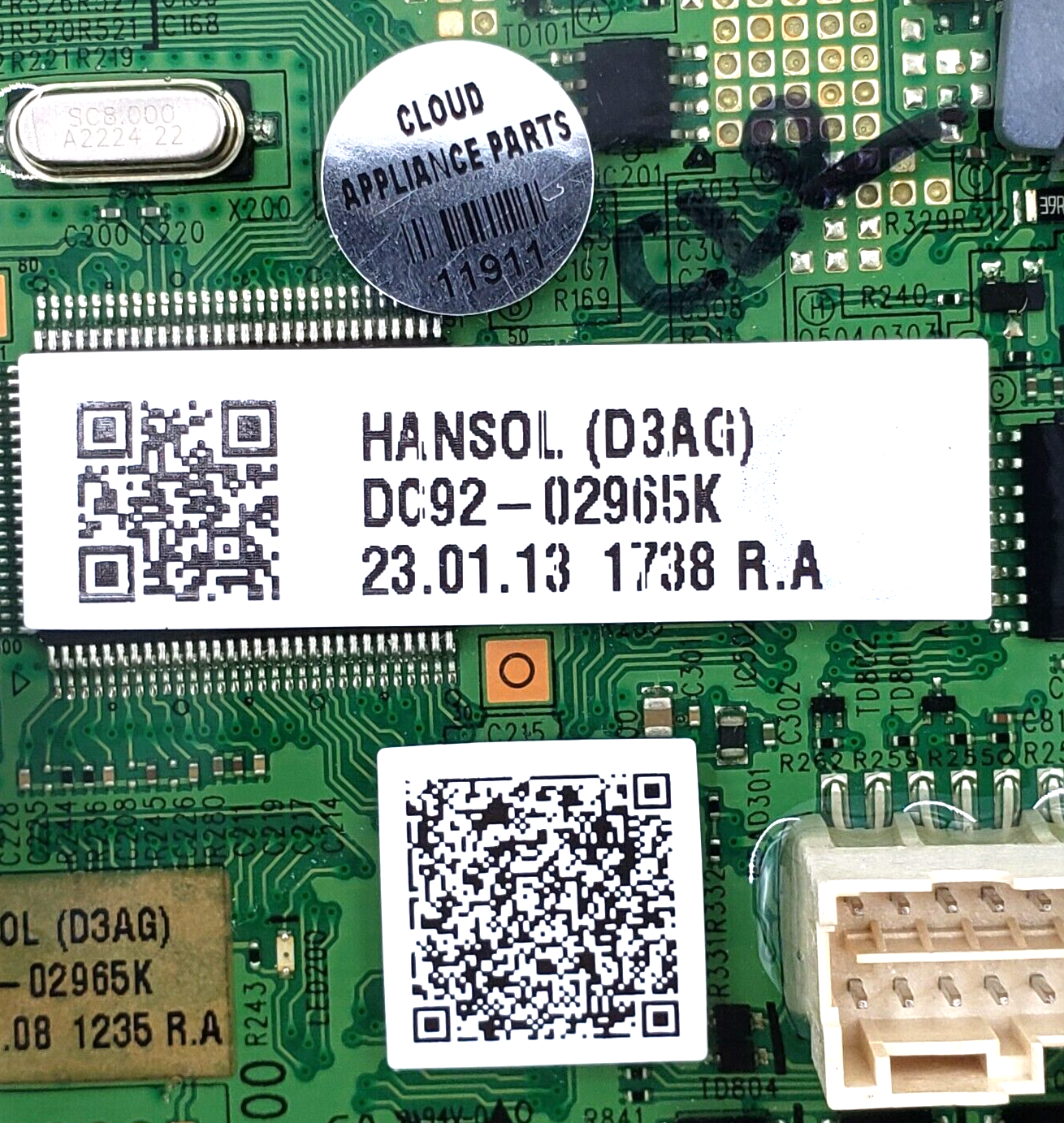 New Samsung washer Control Board DC92-02965K  *Same Day Ship & 60 Days Warranty*