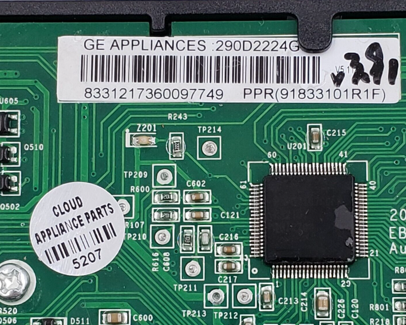 Genuine GE Washer Control Board 290D2224G003  *Same Day Ship & 60 Days Warranty*