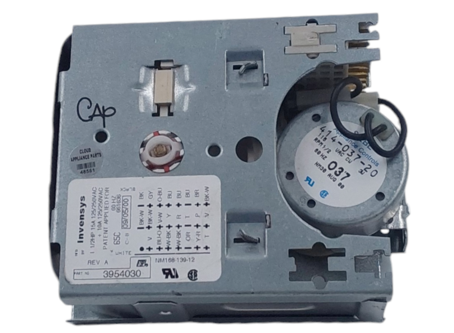 Genuine Whirlpool Washer Timer 3954030 **Same Day Shipping & 60 Days Warranty***