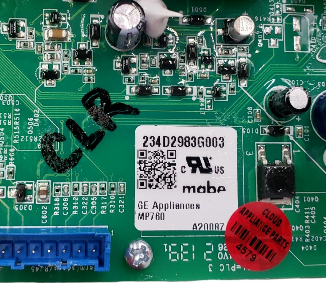 Genuine GE Dryer Control Board 234D2983G003 Same Day Ship & 60 Days Warranty