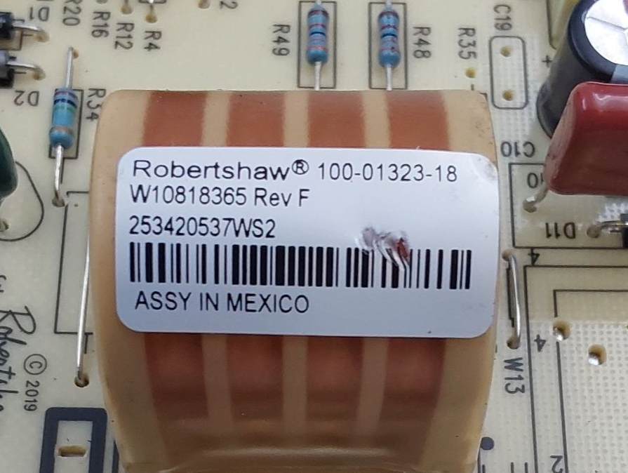 Whirlpool New Range Control Board W10818365 Same Day Shipping & 60 Days Warranty