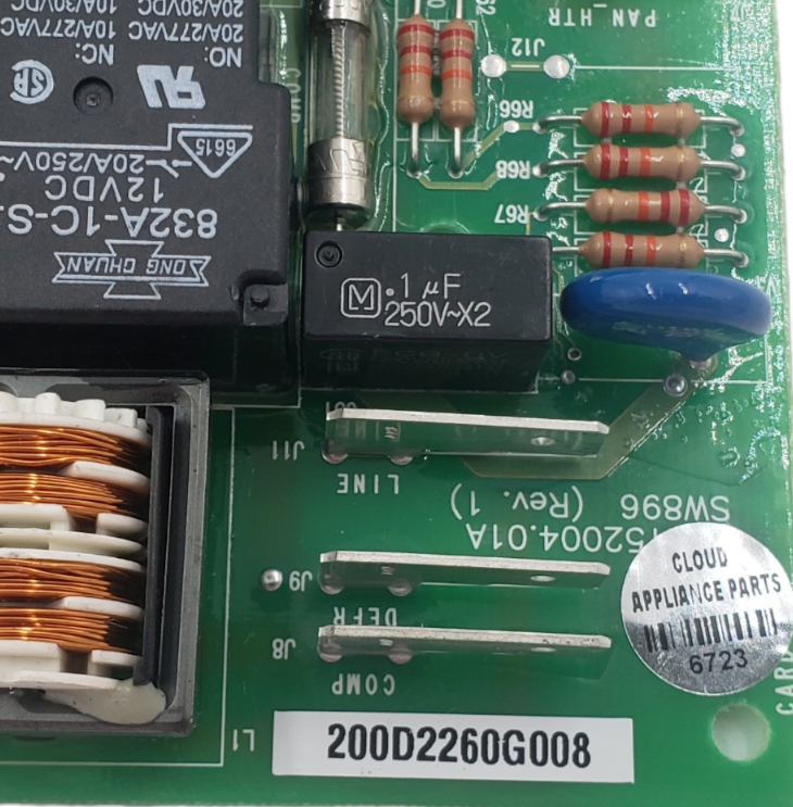 OEM GE Refrigerator Control Board 200D2260G008 Same Day Ship & *60 Days Warranty