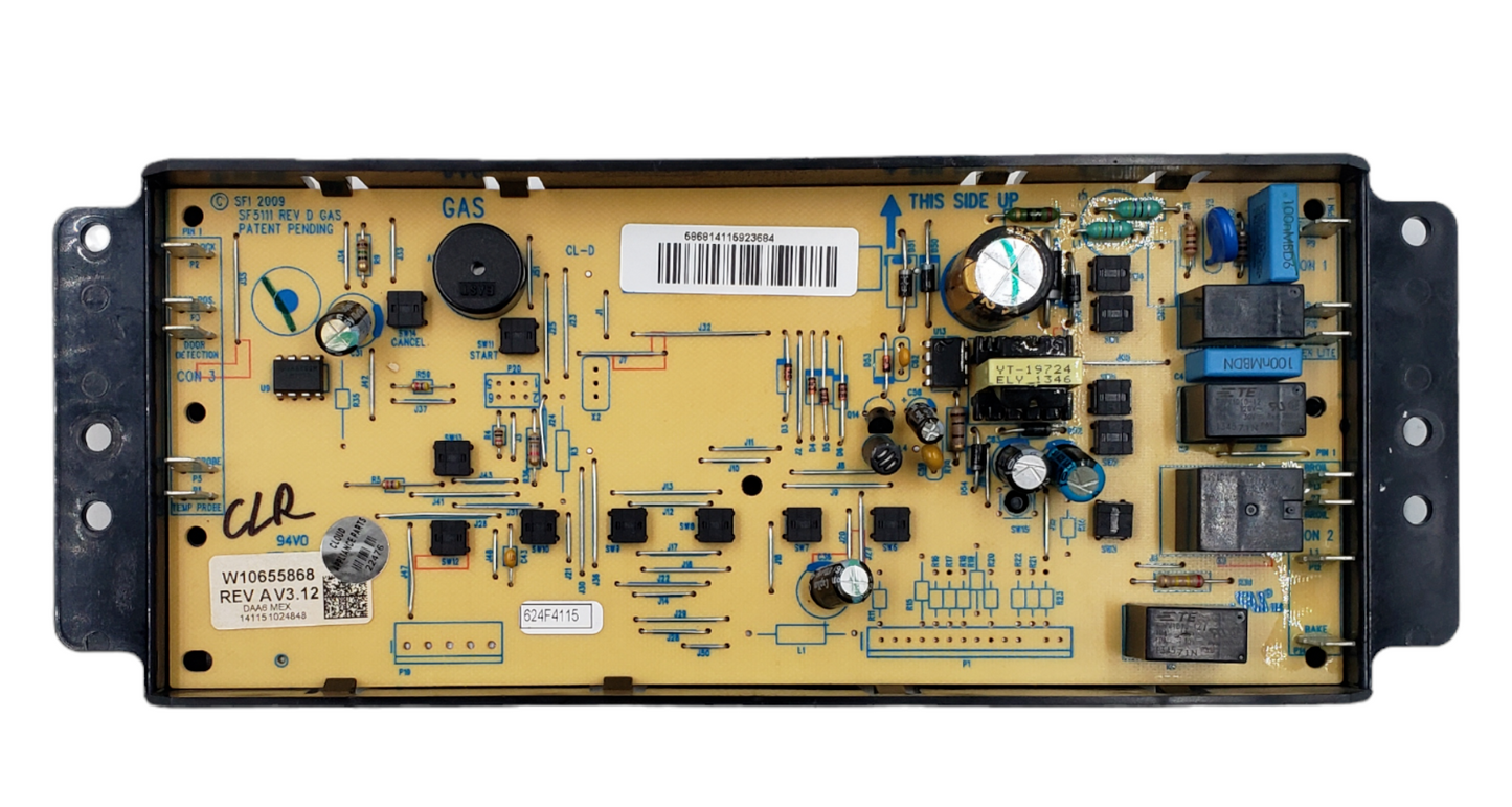 Genuine Whirlpool Oven Control Board W10655868 *Same Day Ship & 60 Days Warranty