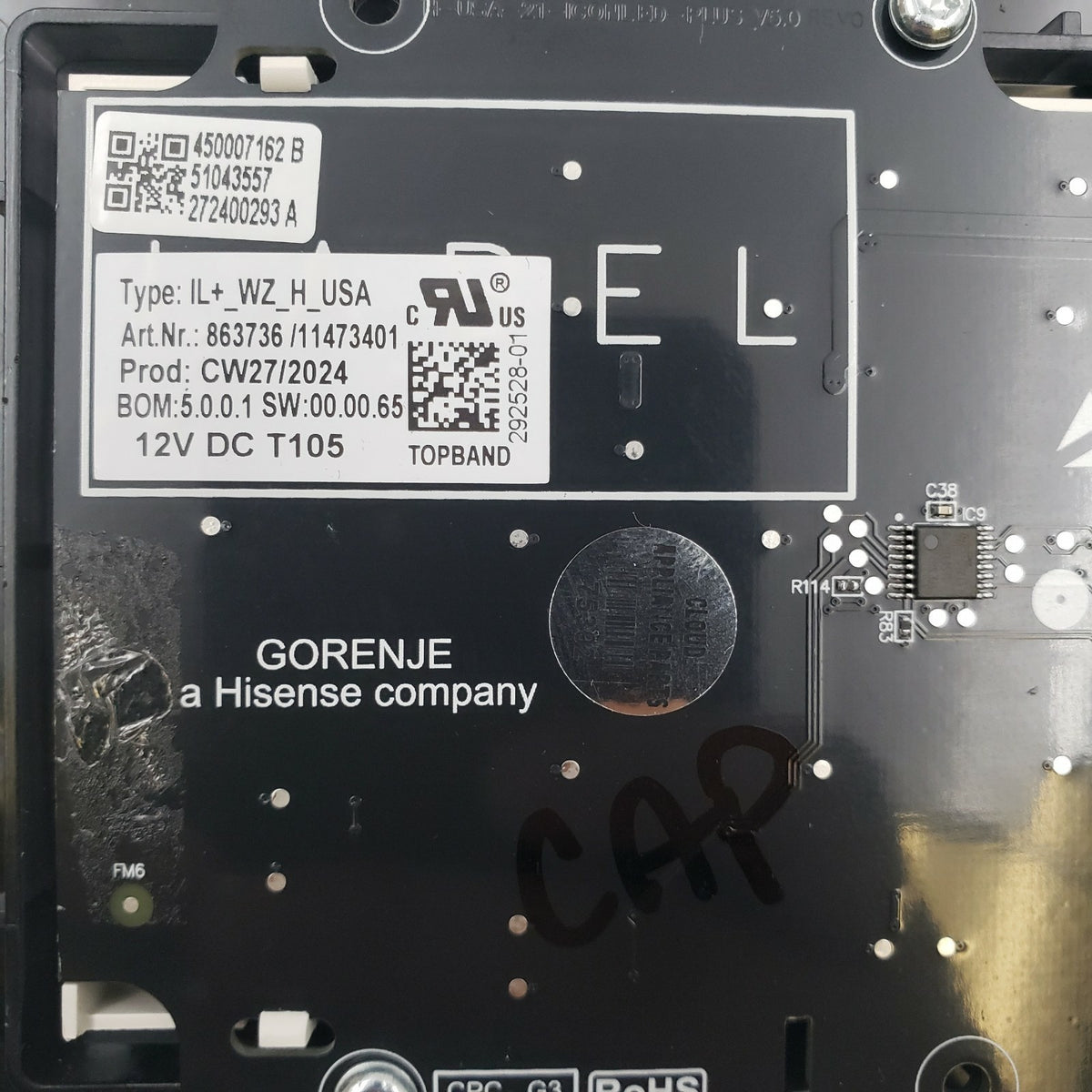 Hisense Genuine Range Control Board 863736 Same Day Shipping & 60 Days Warranty*