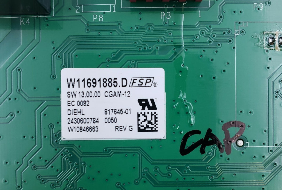 Whirlpool Genuine Range Control Board W11691885 Same Day Ship & 60 Days Warranty