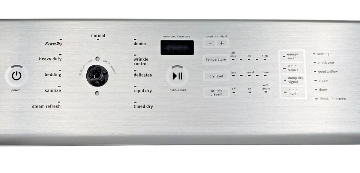Genuine Whirlpool Dryer Control Panel W11098473 Same Day Ship & 60 Days Warranty