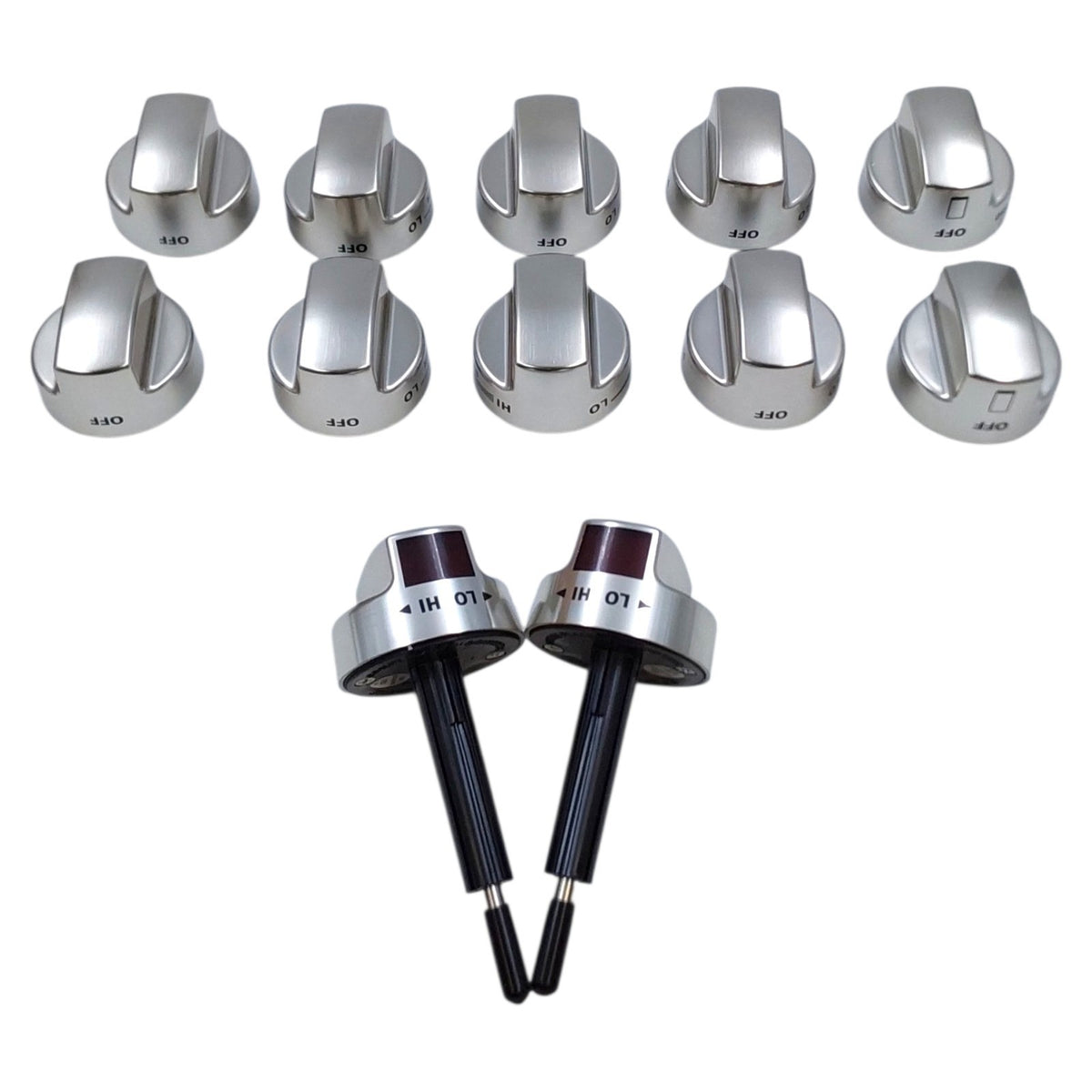Wolf New Range Stainless Steel Knobs Kit 818034 Same Day Ship & 60 Days Warranty