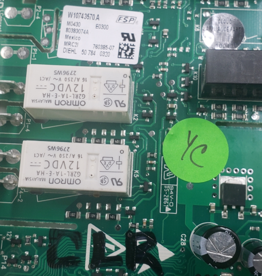 Genuine Whirlpool Oven Control Board W10743570 Same Day Ship & *60 Days Warranty