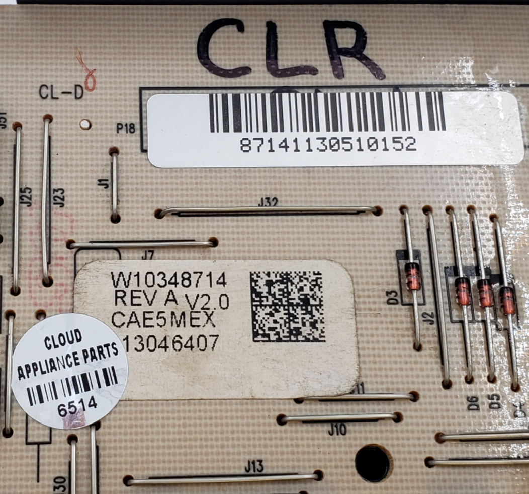 Genuine Whirlpool Oven W10348714 Control Board Same Day Ship &* 60 Days Warranty