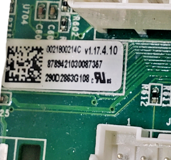 Genuine GE Washer Control Board 290D2863G108 Same Day Ship & **60 Days Warranty*