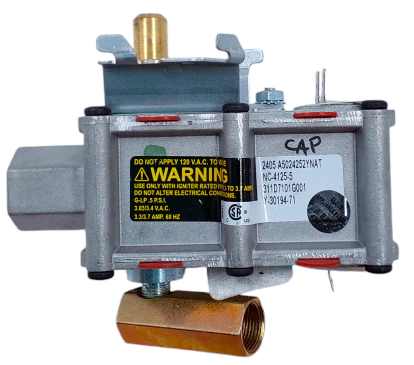 New GE Range Dual Safety Valve 311D7101G001 **Same Day Ship & 60 Days Warranty**