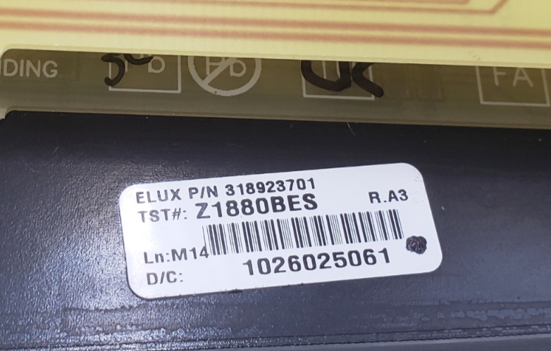 Genuine Frigidaire Touch Panel 318923701 Same Day Shipping & **60 Days Warranty*