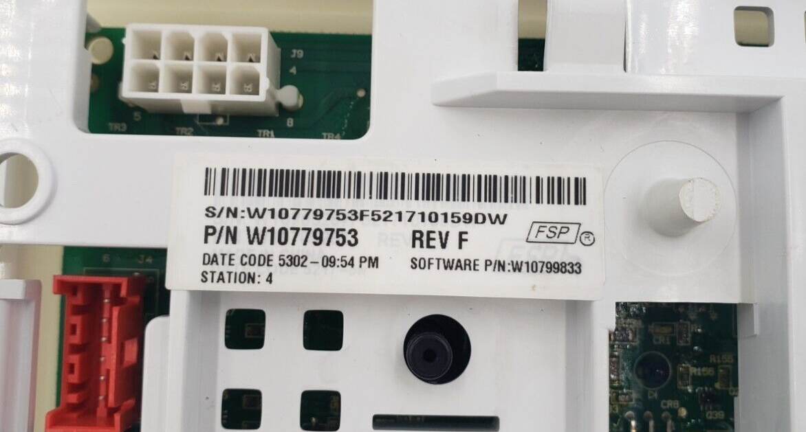 Genuine Whirlpool Control Board W10779753 Same Day Shipping & *60 Days Warranty*