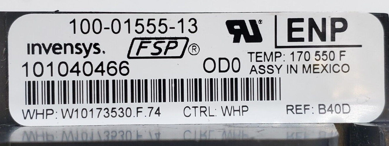 Genuine Whirlpool Range Control Board W10173530 Same Day Ship & 60 Days Warranty