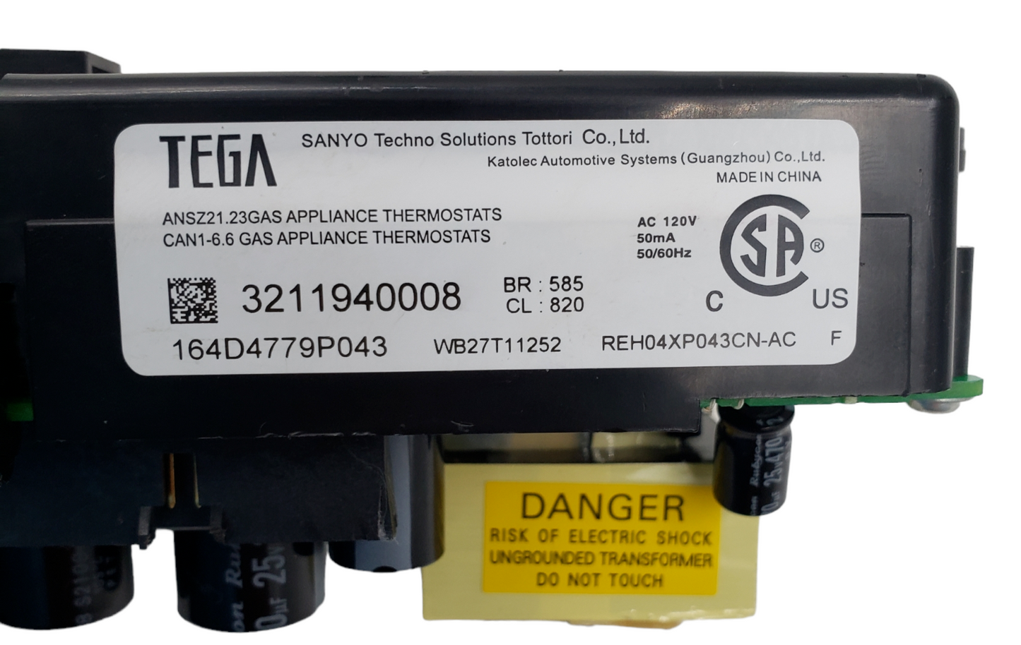 Genuine GE Range Control Board 164D4779P043 Same Day Shipping & 60 Days Warranty