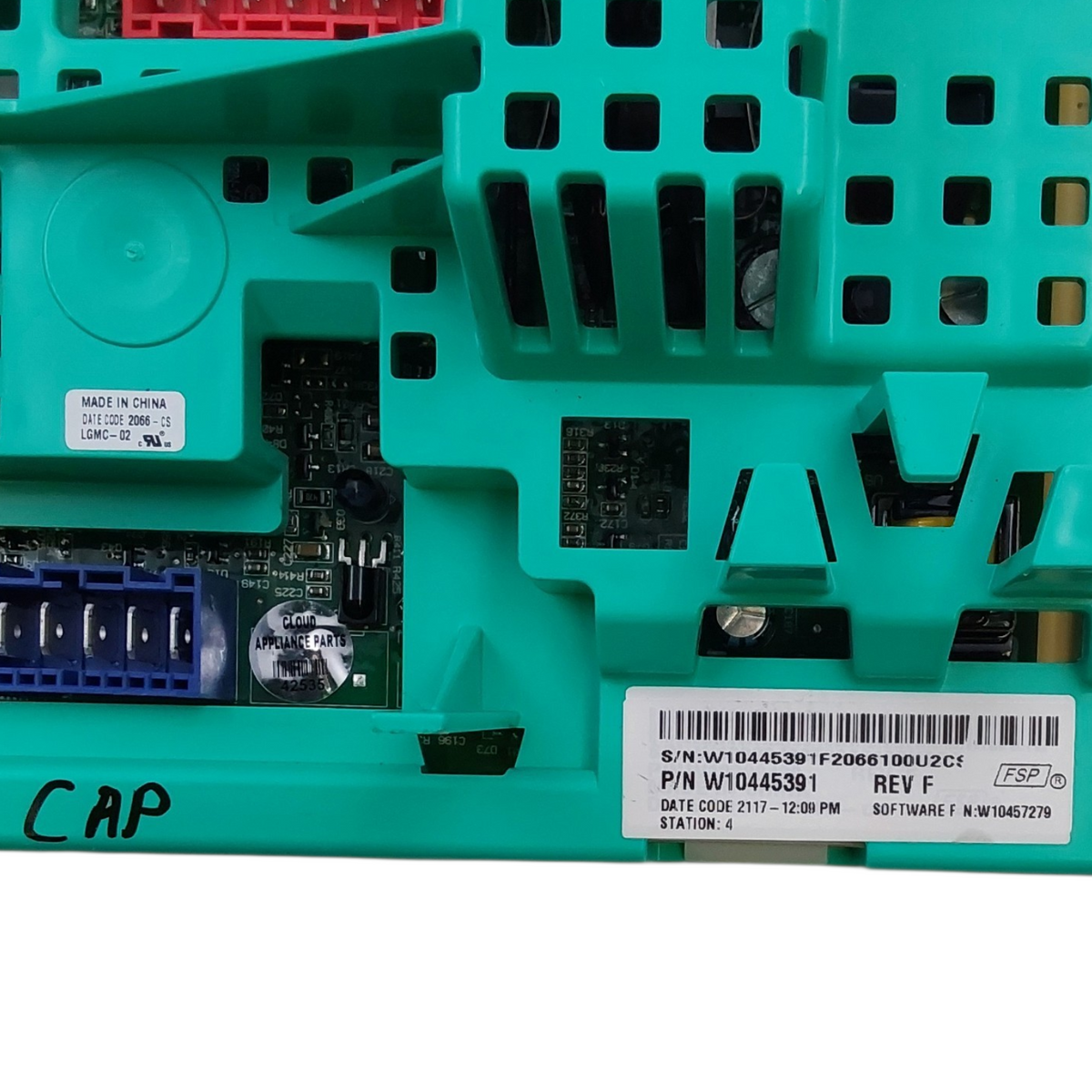 Whirlpool Genuine Washer Control Board W10445391 Same Day Ship &60 Days Warranty