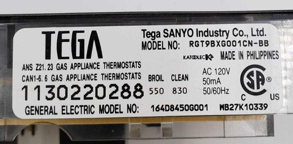 Genuine GE Range Control Board 164D8450G001 Same Day Shipping & 60 Days Warranty