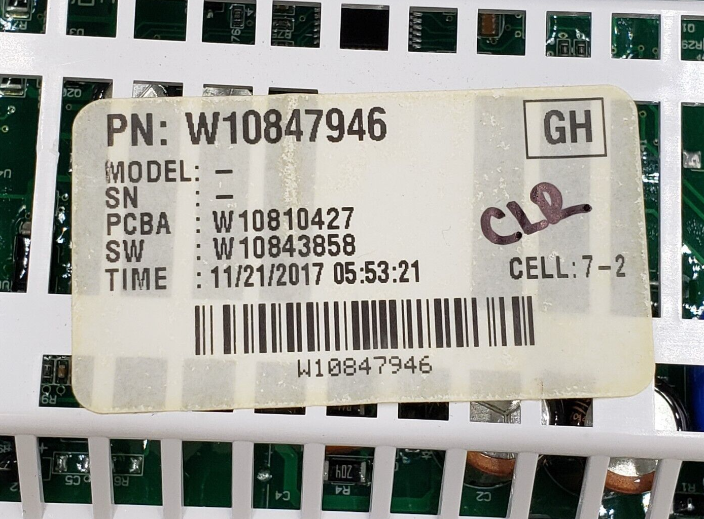Genuine Whirlpool Dryer Control Board W10847946 Same Day Ship & 60 Days Warranty