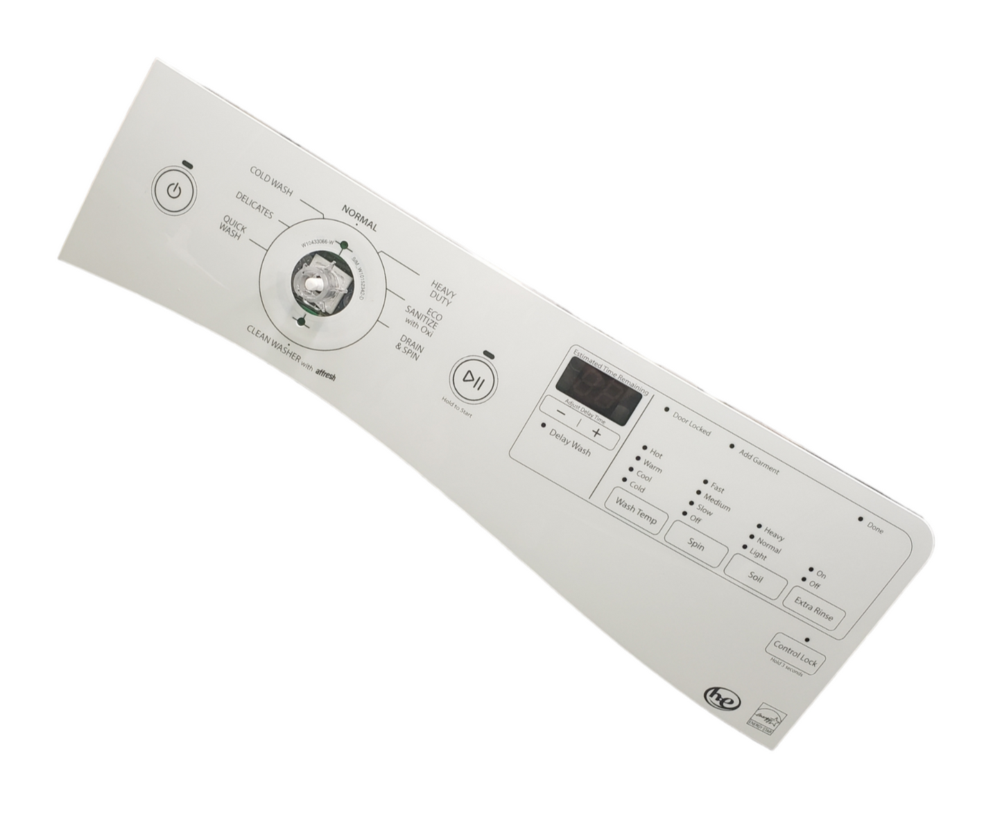Genuine Whirlpool Washer Control Panel W10750475 Same Day Ship & 60 Day Warranty