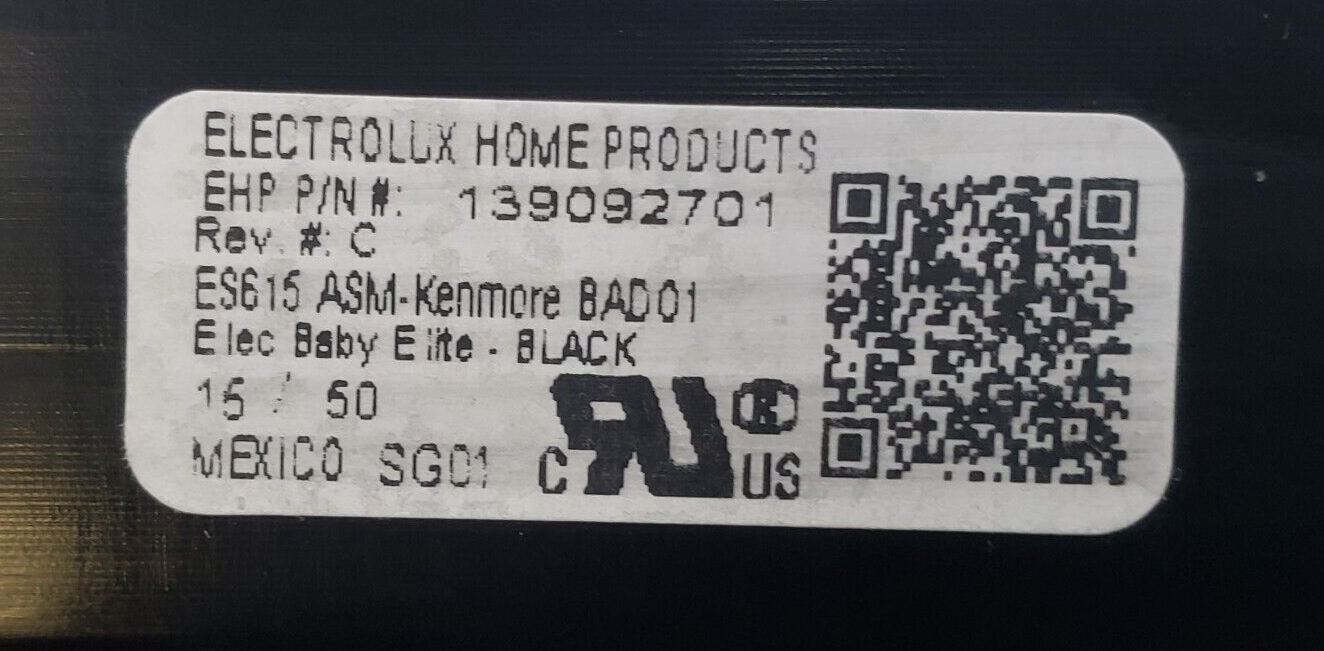 Genuine GE Oven Touchpad Case ONLY 139092701 **Same Day Ship & 60 Days Warranty*