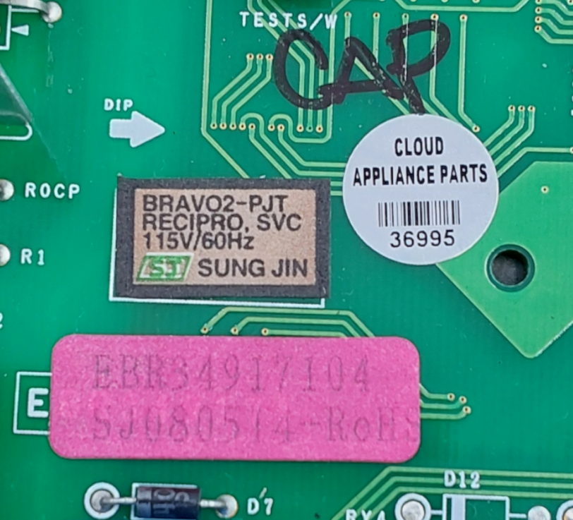 Genuine LG Fridge Control Board EBR34917104 Same Day Shipping & 60 Days Warranty