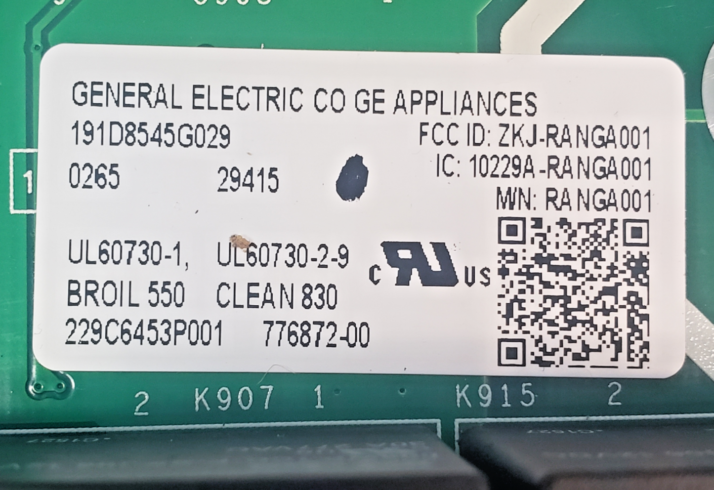 Genuine GE Oven Control Board 191D8545G029 Same Day Shipping & 60 Days Warranty*