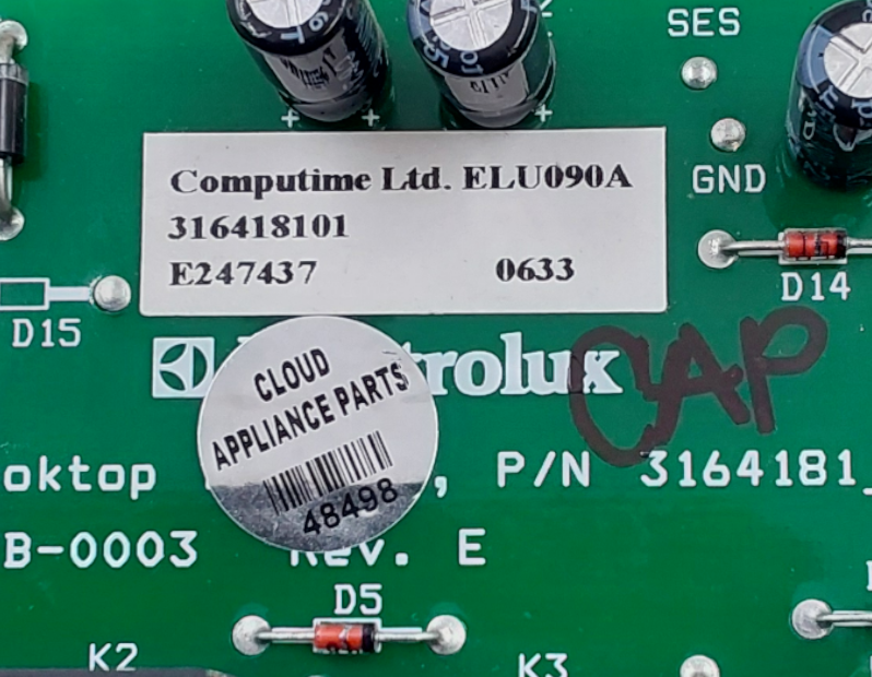 Genuine Frigidaire Range Control Board 31641810 Same Day Ship & 60 Days Warranty