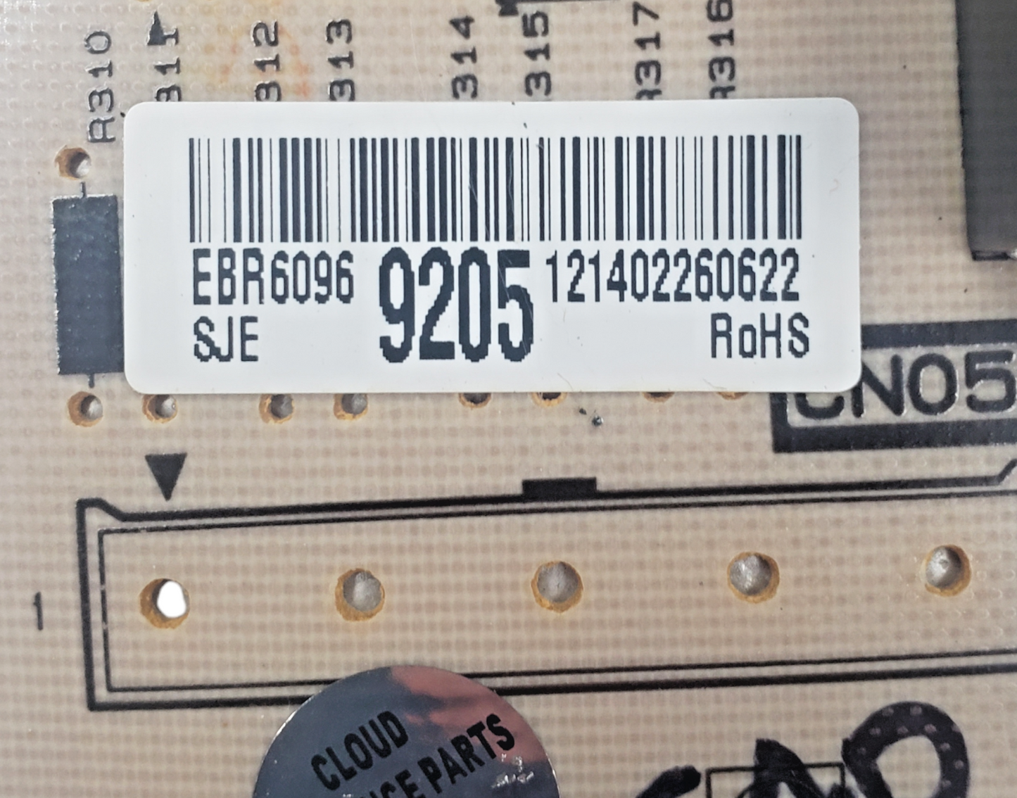 Genuine LG Range Control Board EBR60969205 Same Day Shipping & 60 Days Warranty*