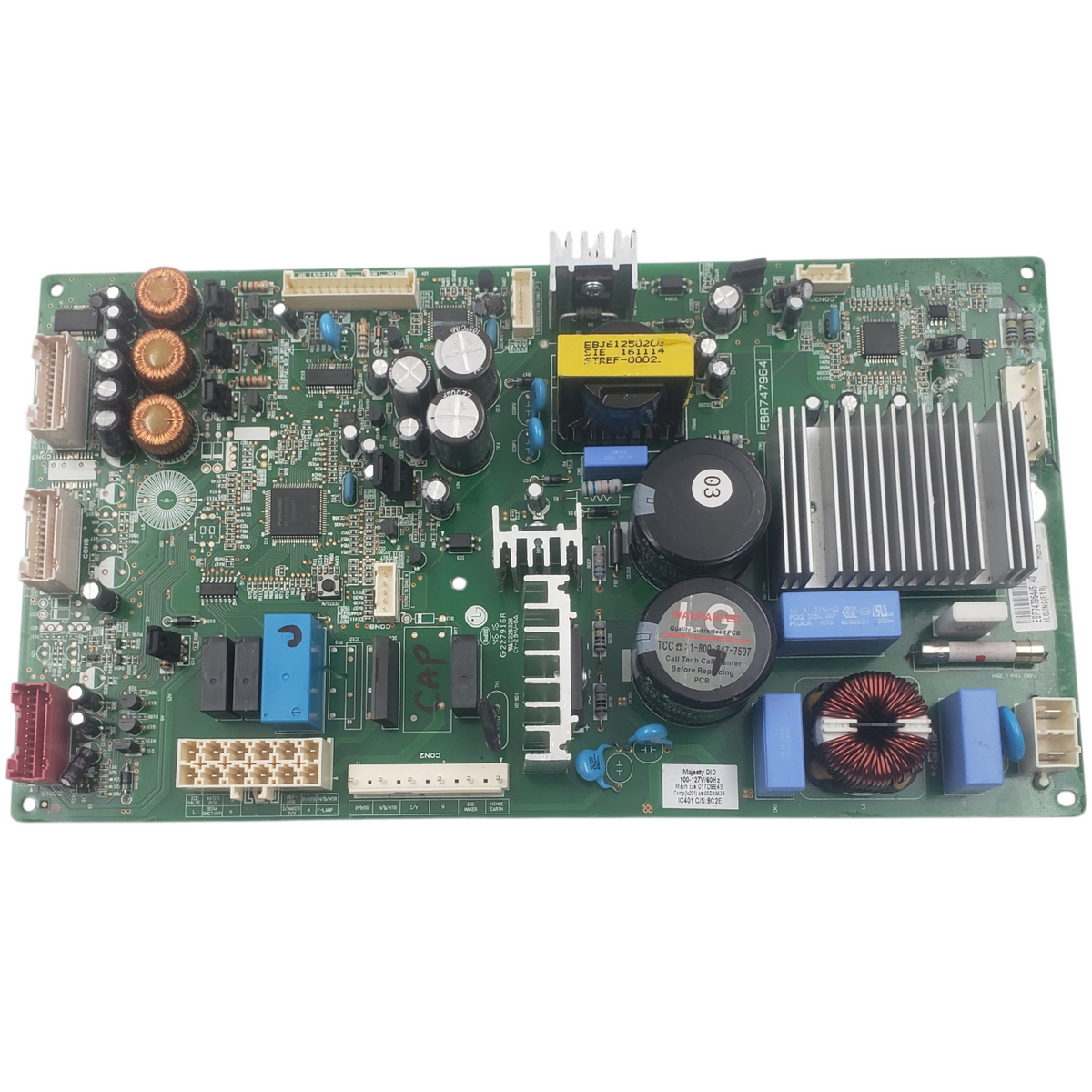 LG Genuine Fridge Control Board EBR74796445 Same Day Shipping & 60 Days Warranty