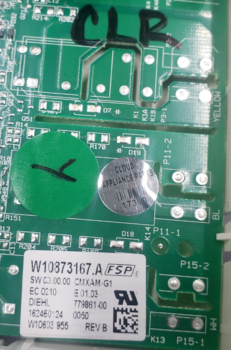 Genuine Whirlpool Oven Control Board W10873167 *Same Day Ship & 60 Days Warranty