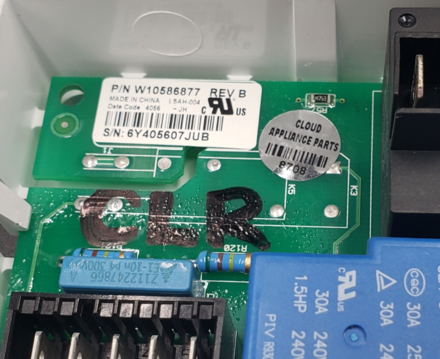 Genuine Whirlpool Dryer Control Board W10586877 Same Day Ship & 60 Days Warranty