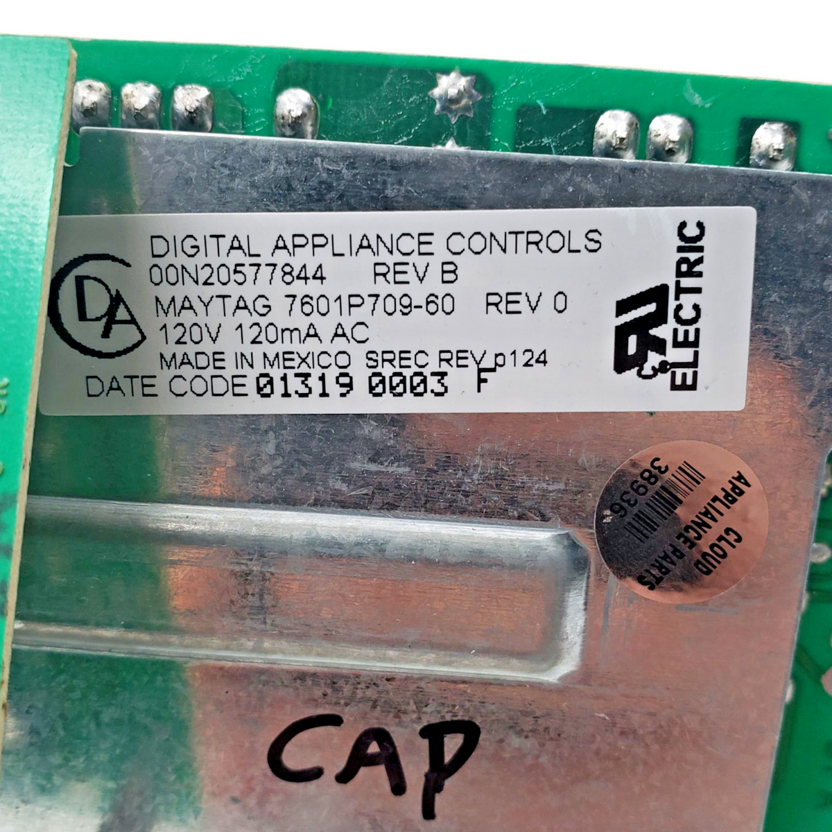 Genuine Maytag Oven Control Board 7601P709-60 *Same Day Ship & 60 Days Warranty*
