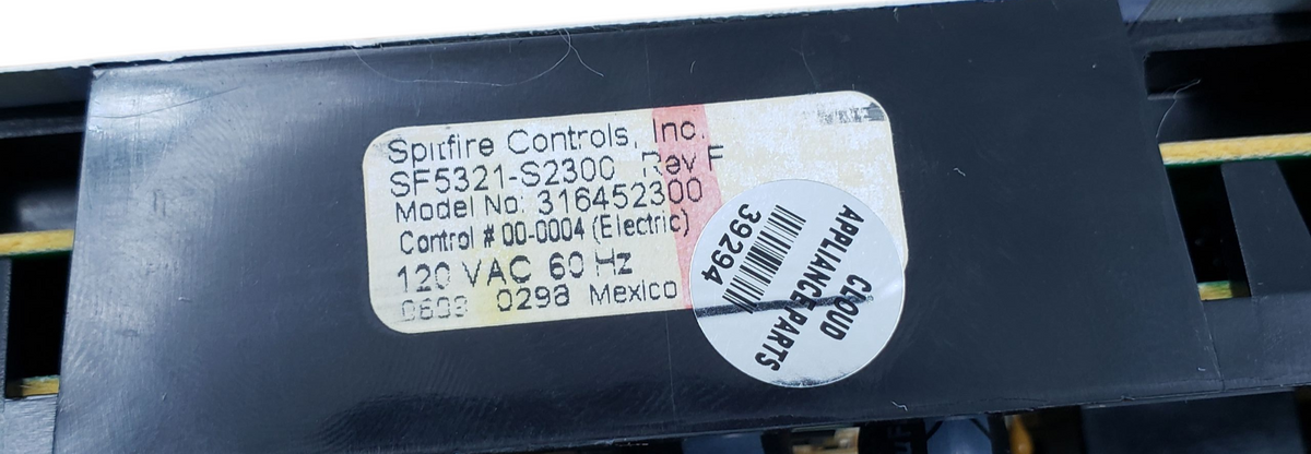 Genuine Frigidaire Oven Control Board 316452300 Same Day Ship & 60 Days Warranty
